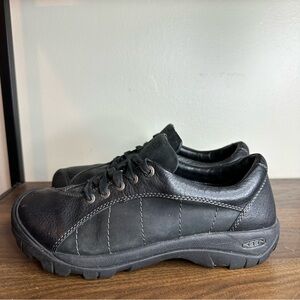 Keen Black Leather Presidio Shoes Sz 9.5